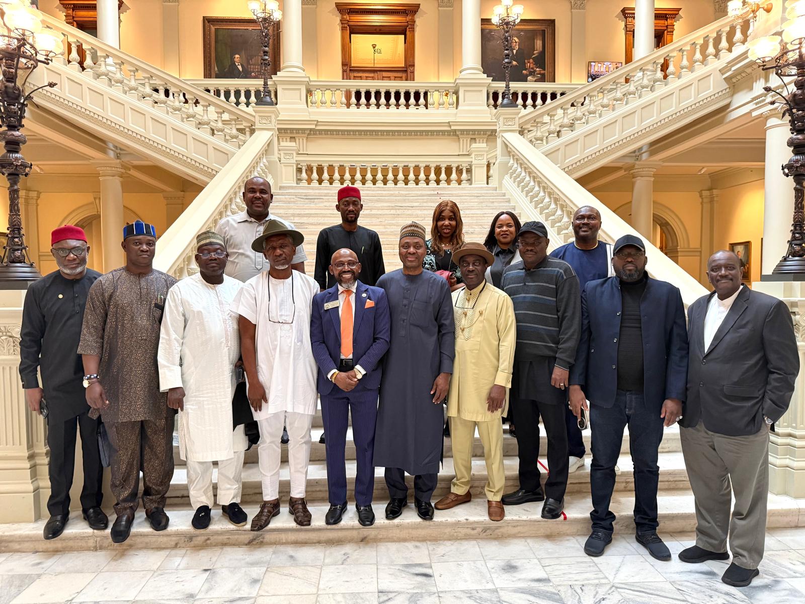 Group Photograph of Nigeria/USA Parliamentary Friendship Group delegation